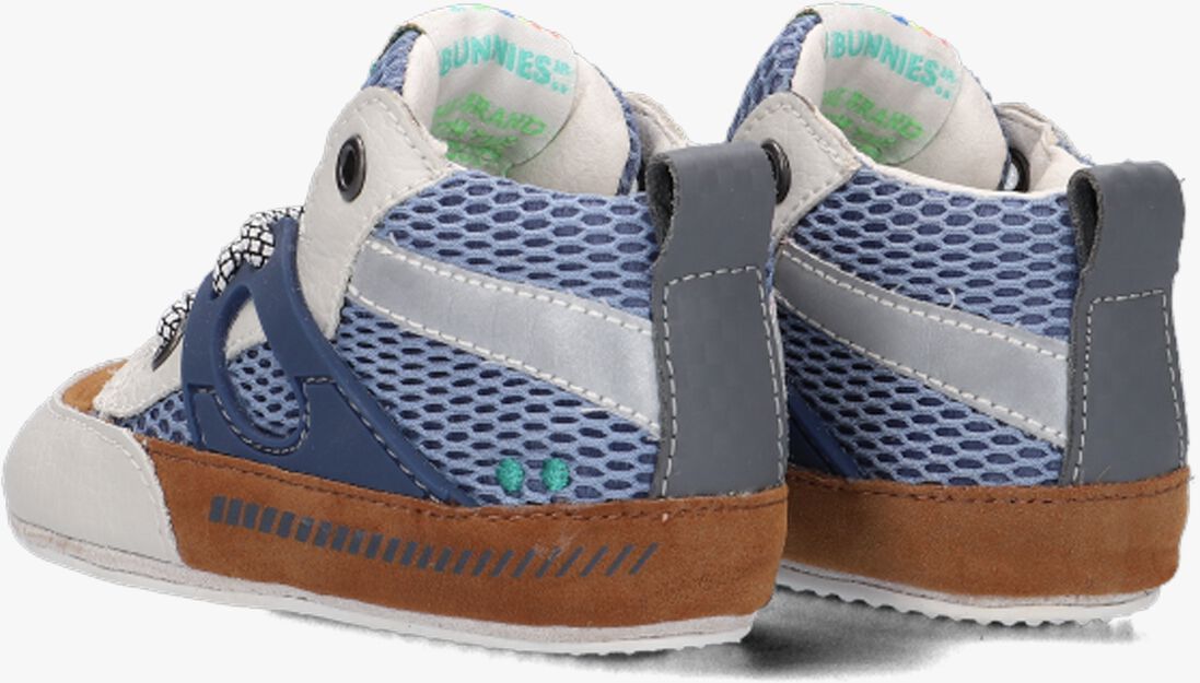 BUNNIESJR blauwe bunniesjr babyschoenen zeb zacht