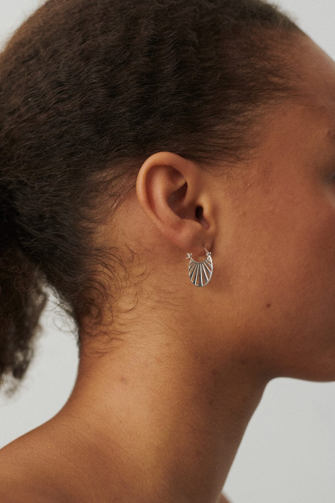 Pernille Corydon Jewellery Small Misty Light Earrings silver