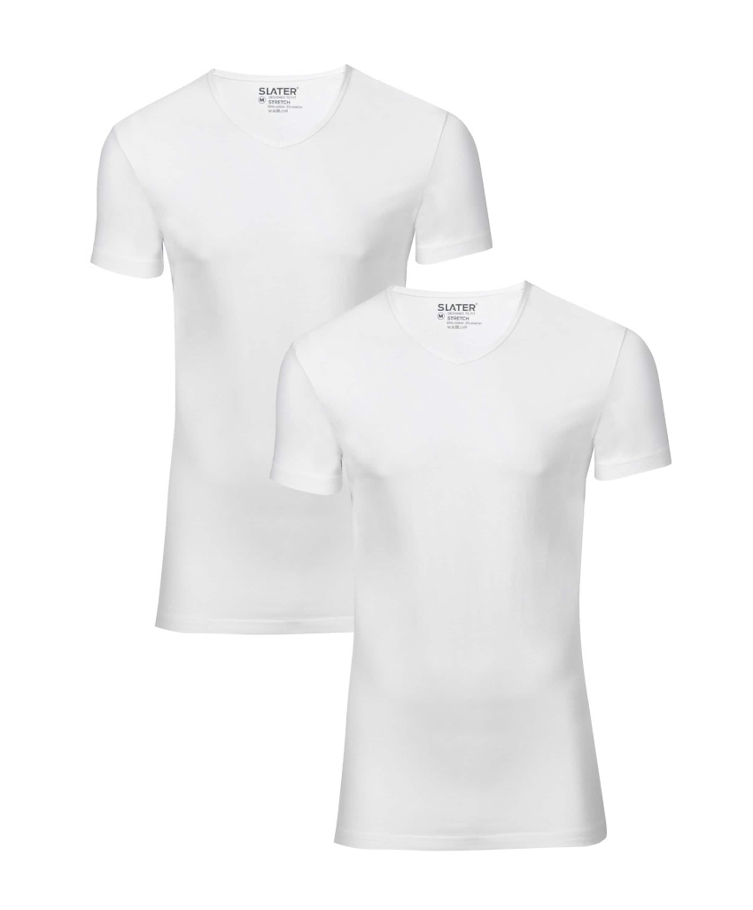 Slater Heren T-shirt wit