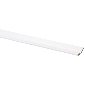Vouwhoek zelfklevend MDF wit fineer 20x20 mm lengte 260 cm