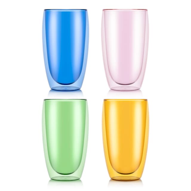Bodum PAVINA 4 stk. dobbeltvægget glas PAVINA 0.45 L