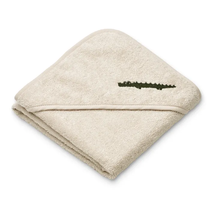 Liewood Cape de bain en coton bio Batu | Beige