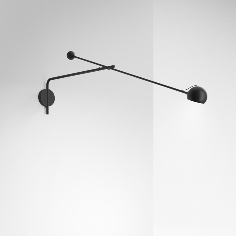 Artemide IXA wandlamp medium LED antraciet