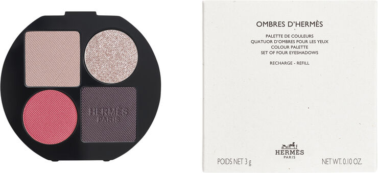 HERMÈS Ombres d'Hermès, powder quartet for the eyes refill, Ombres pétales