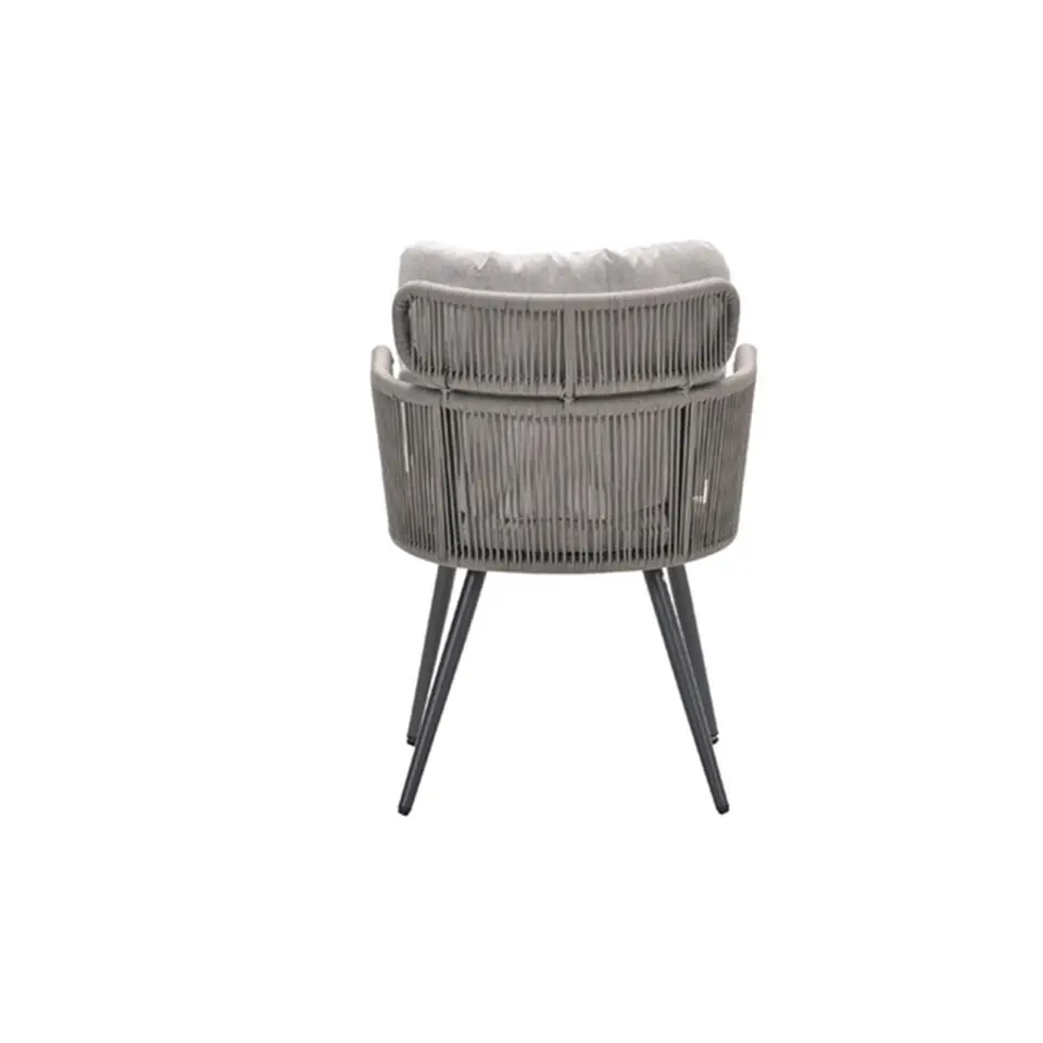 Linares dining fauteuil - carbon black - taupe - desert sand