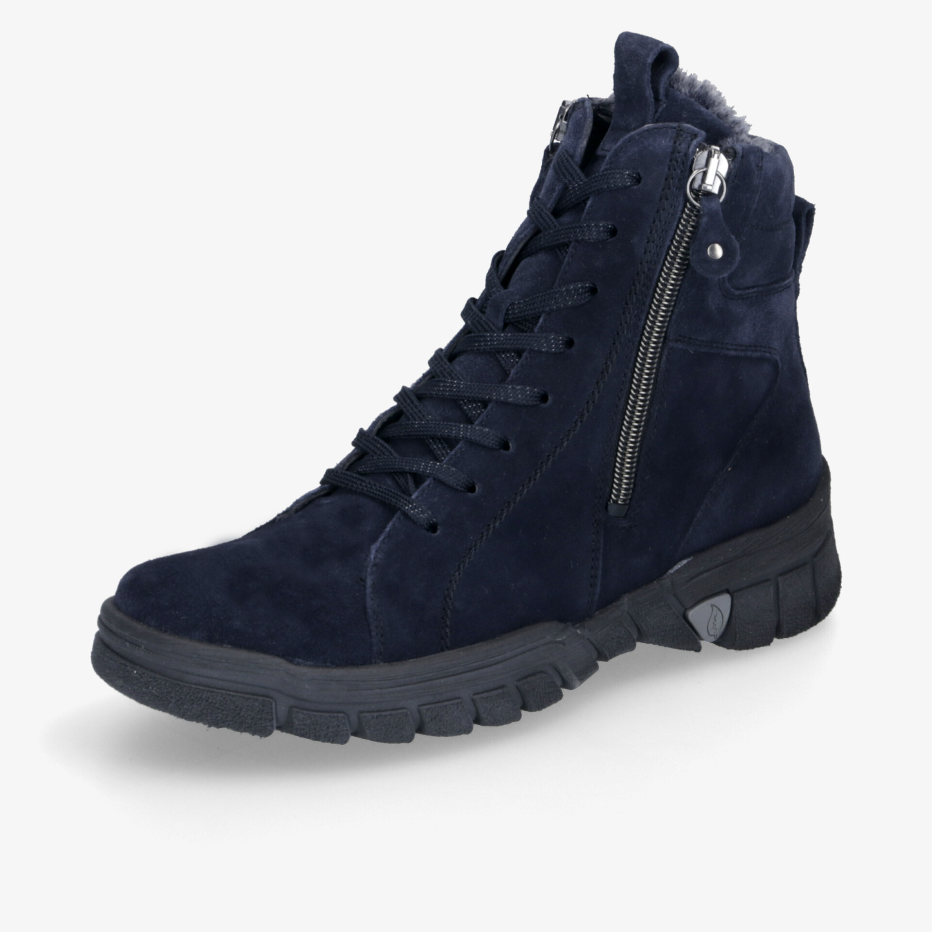 waldläufer Damen Stiefeletten blau