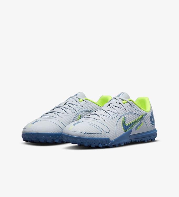 JR VAPOR 14 ACADEMY TF,FOOTBALL GRE FOOTBALL-GREY-DK-MARINA-BLUE