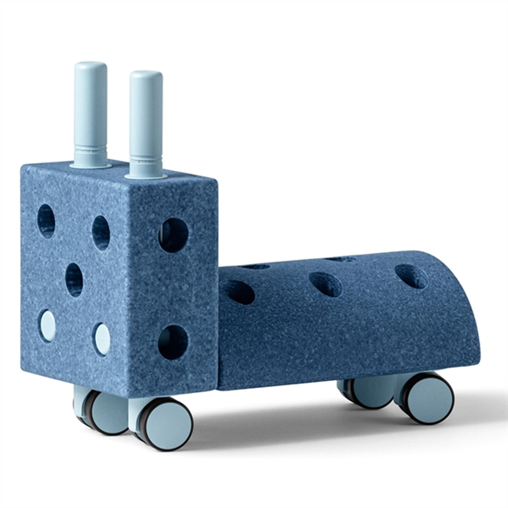 Gåbil Deep Blue/Sky Blue - MODU → Luksusbaby.dk