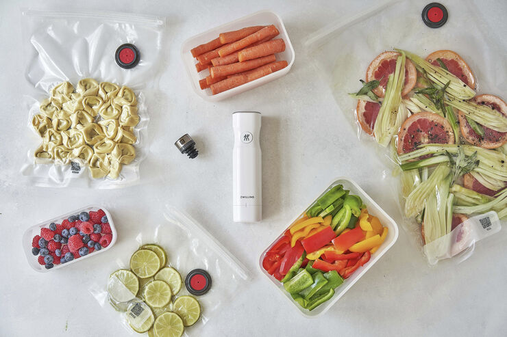 Zwilling Fresh & Save Vakuum startersæt, plastik 7 dele Transparent