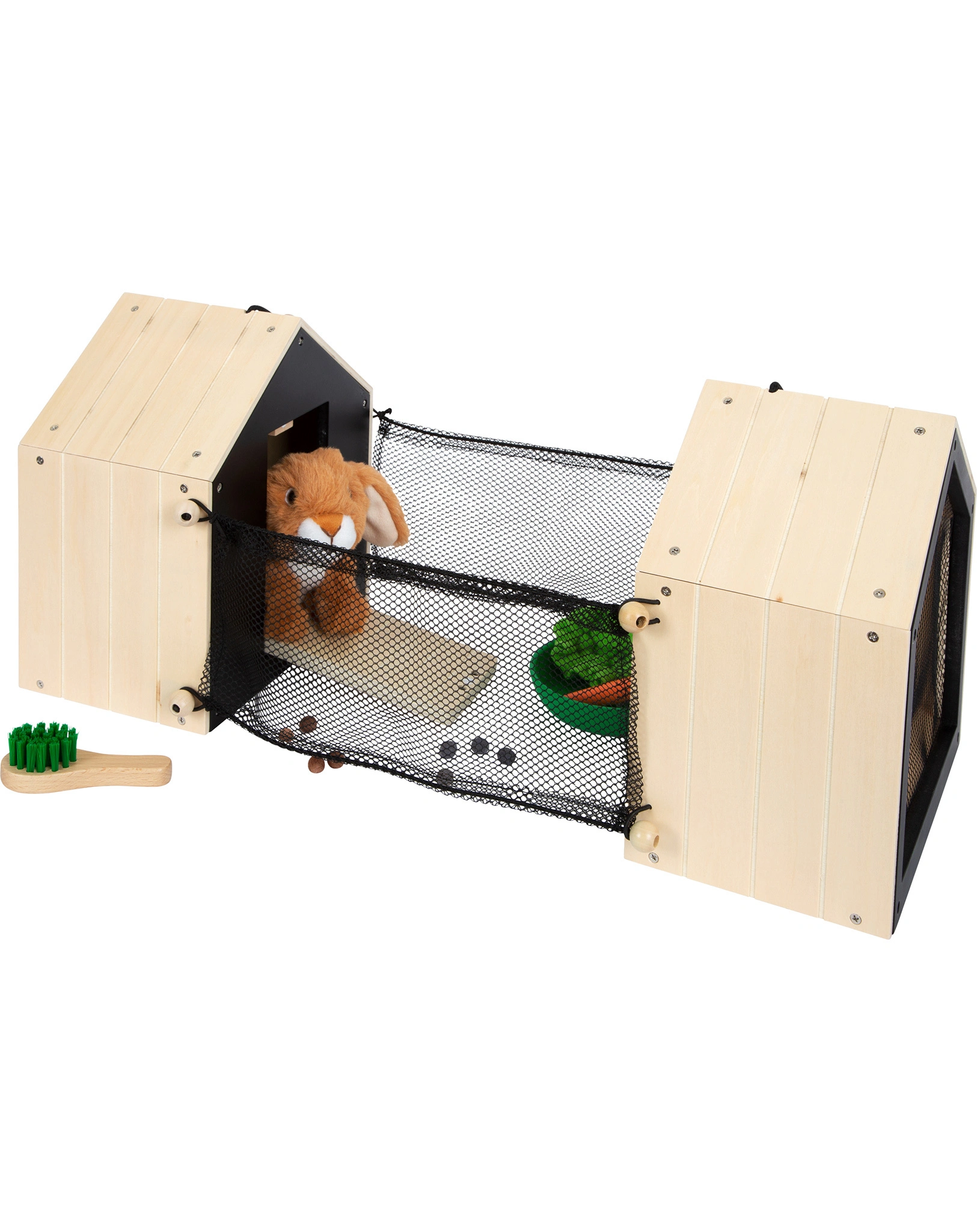 Spielset HASENSTALL IM AUSLAUF aus Holz