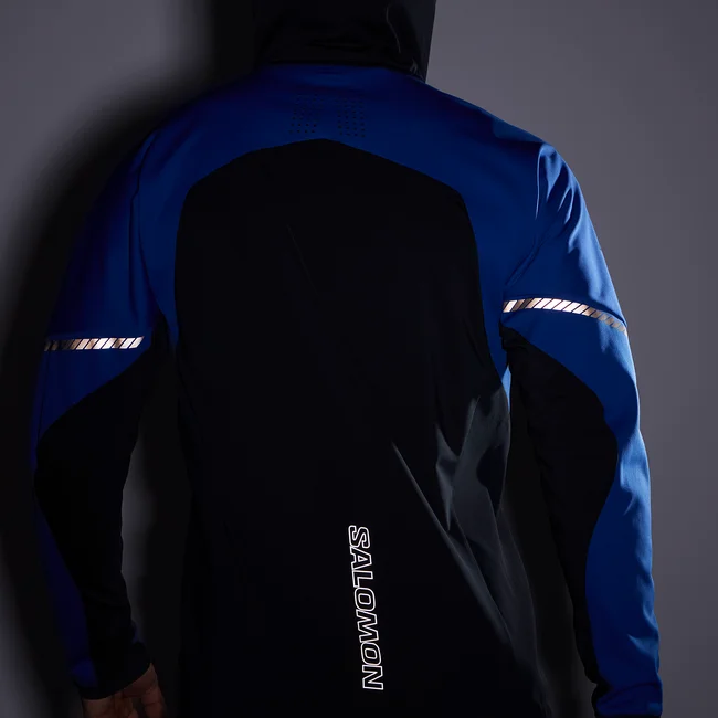 MTN  Windjacke mit Kapuze und durchgehendem Reißverschluss Herren