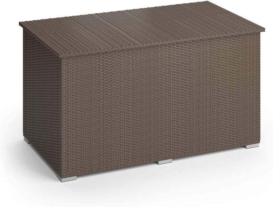 Oskar-Store OK-Living Kissenbox, Aufbewahrungsbox, Braun, 146 x 80 cm