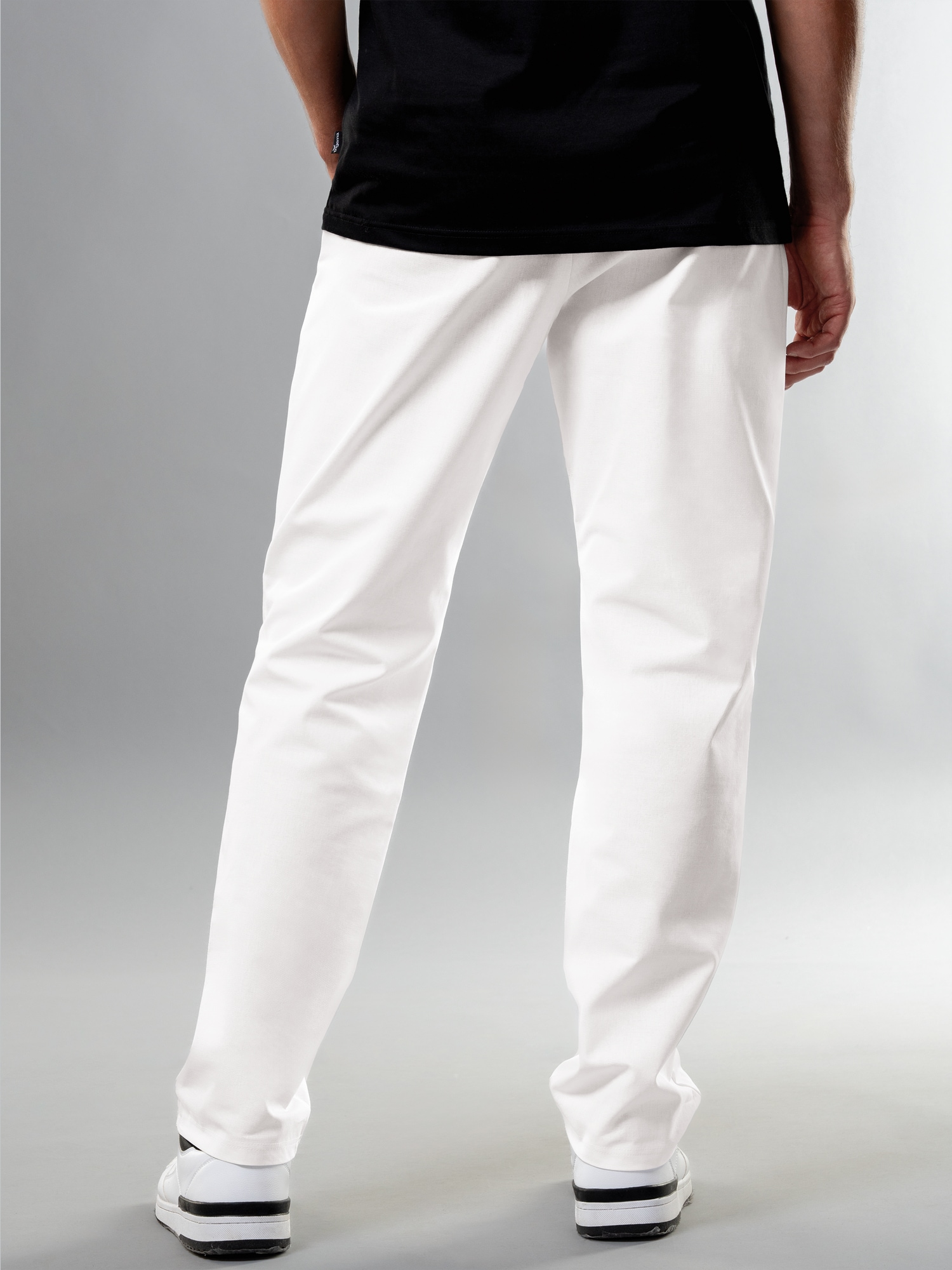 Freizeithose aus 100% Baumwolle Weiss