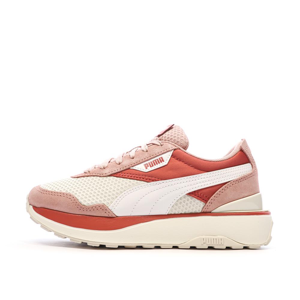 Puma Baskets Rose/Rouge Fille Puma Cruise Rider Peony