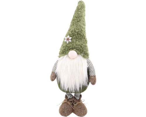 Decoratief figuur Santa Lafiora 30 20 x 95 cm groen