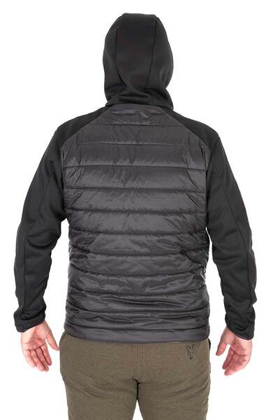 Veste Hybride Noir/Orange Fox Collection