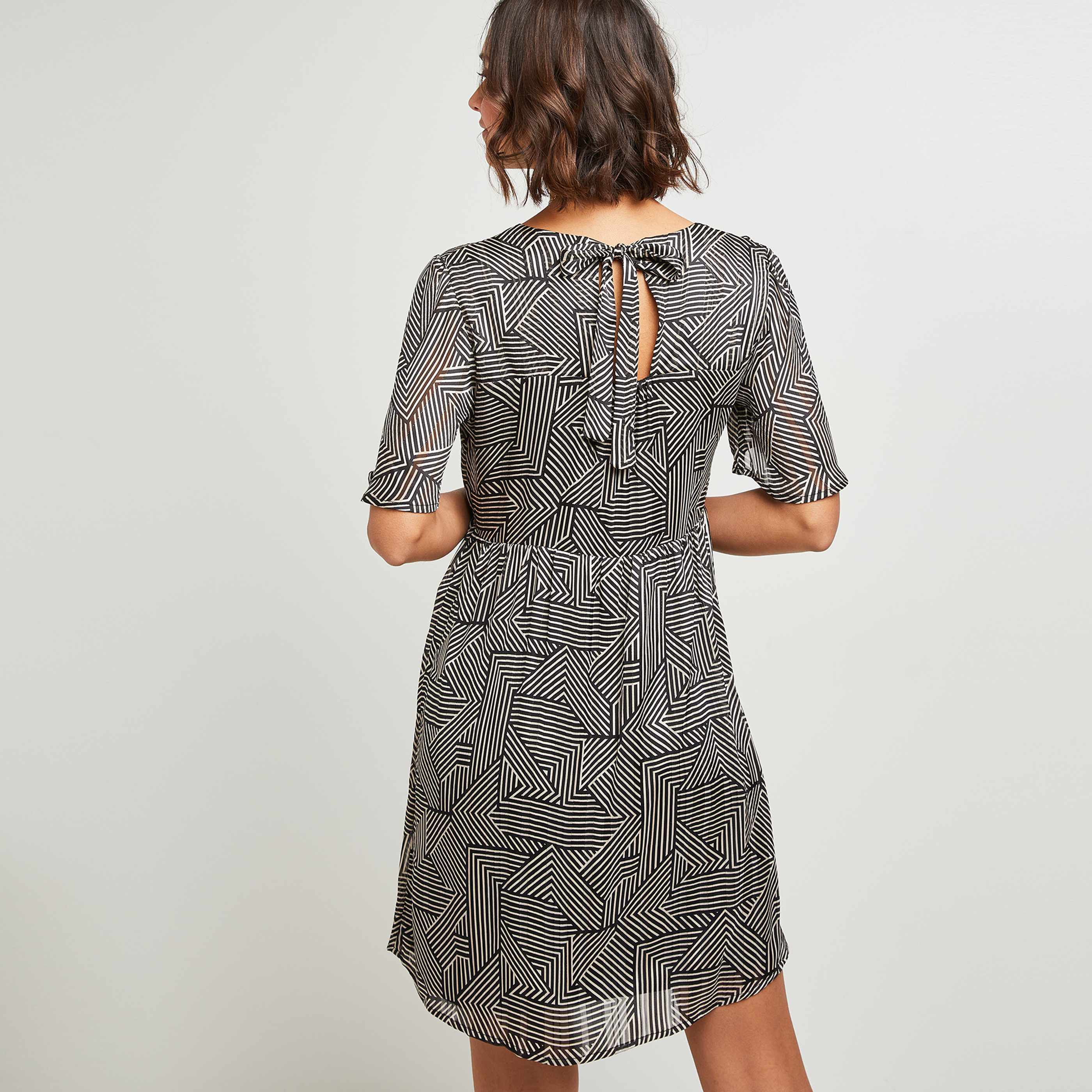Robe fluide femme - NOIR