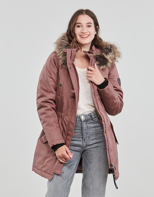 Only - ONLIRIS FUR WINTER PARKA CC OTW - Vieux rose