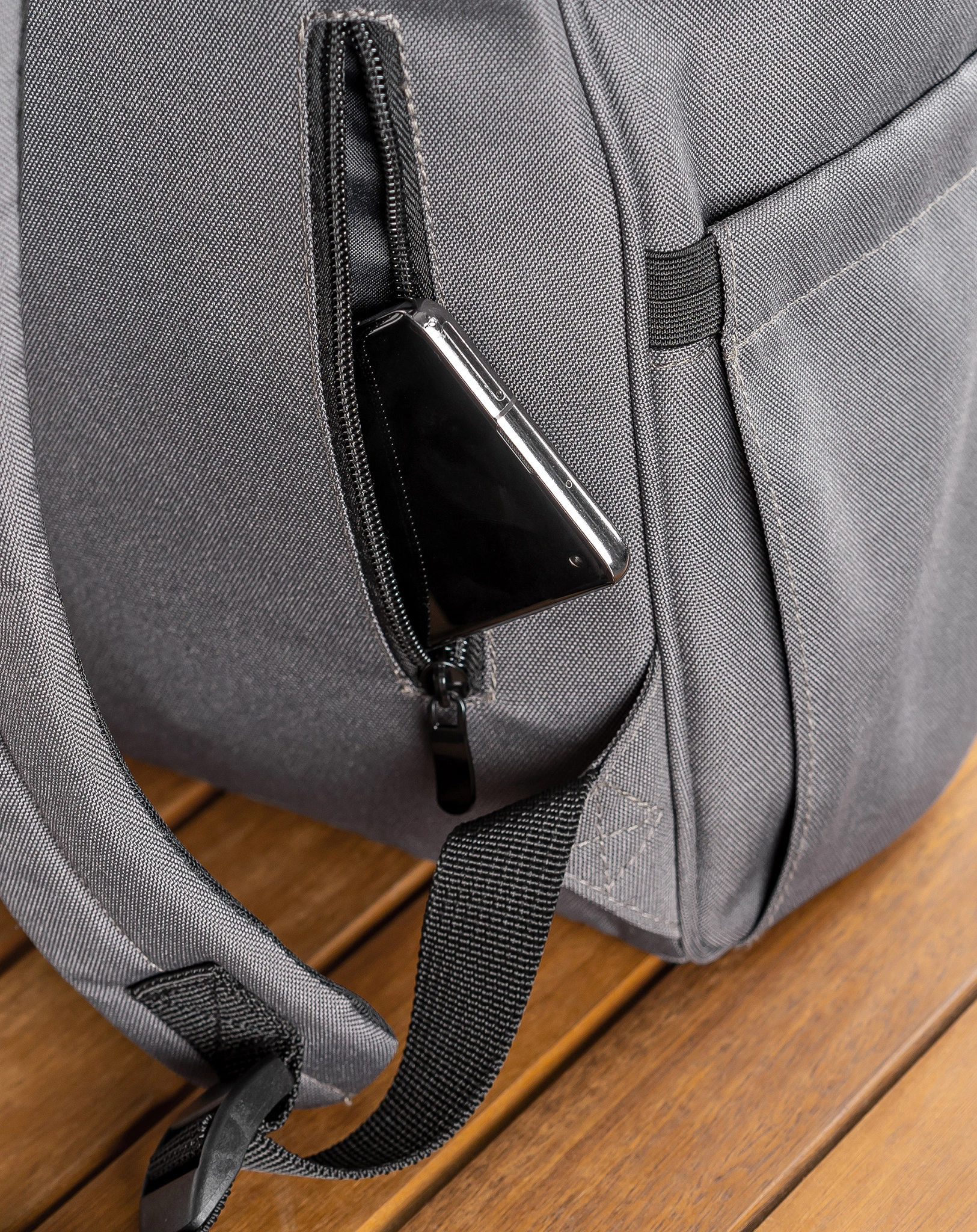 Wickelrucksack GROWING in grau