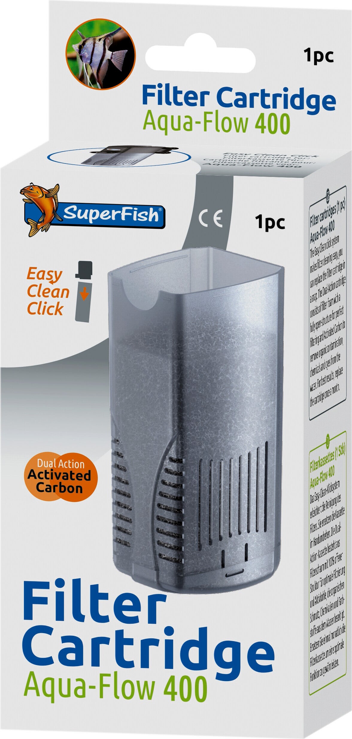 SuperFish aquarium filter cartridge Aqua-Flow 400