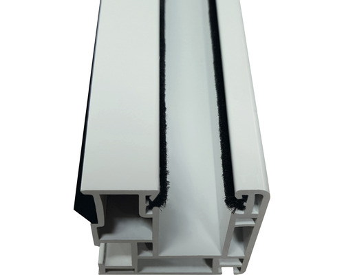 Rolluikgeleiderail wit 42x42x1400 mm