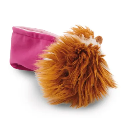 NICI Kuscheltier Meerschweinchen karamell-weiß 12cm im Körbchen malve