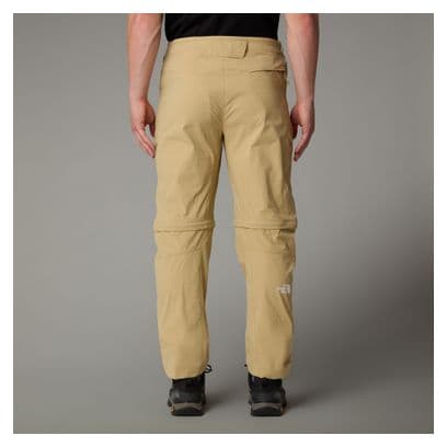 Pantalon Convertible The North Face Exploration Tapered Beige Homme