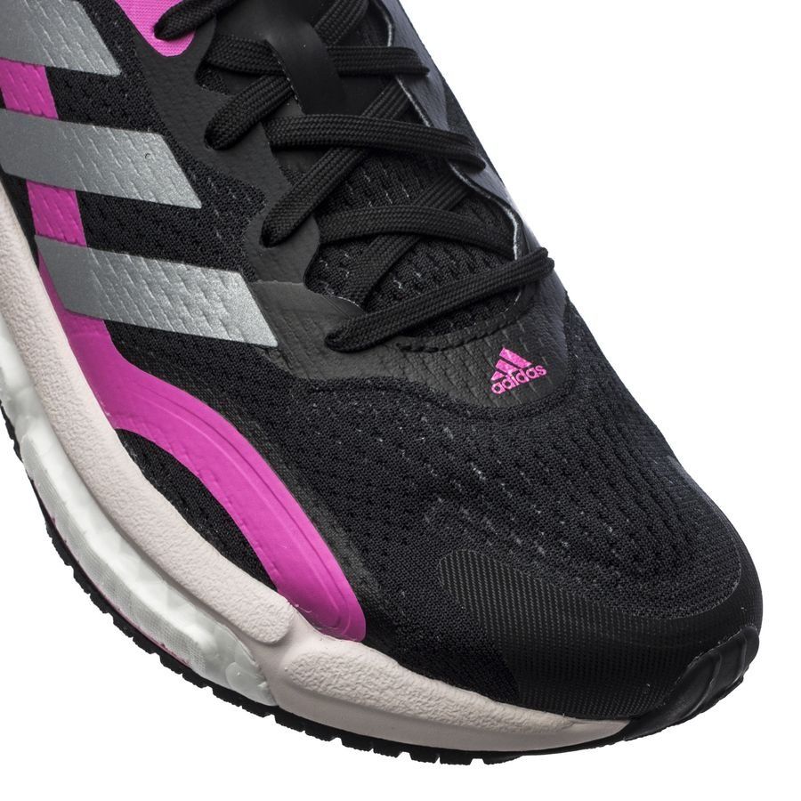 adidas Chaussures de Running Solar Boost 3 - Noir/Rose/Argent Femme