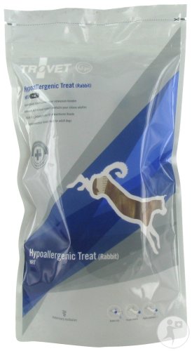 Trovet Hypoallergenic Treat HRT Aliment Diététique Complémentaire Chiens Adultes Lapin Oreille 100g