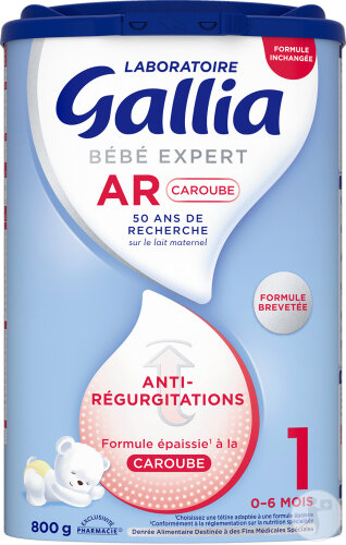Gallia Bébé Expert AR 1 À Partir De 0 Mois Lait Poudre 800g