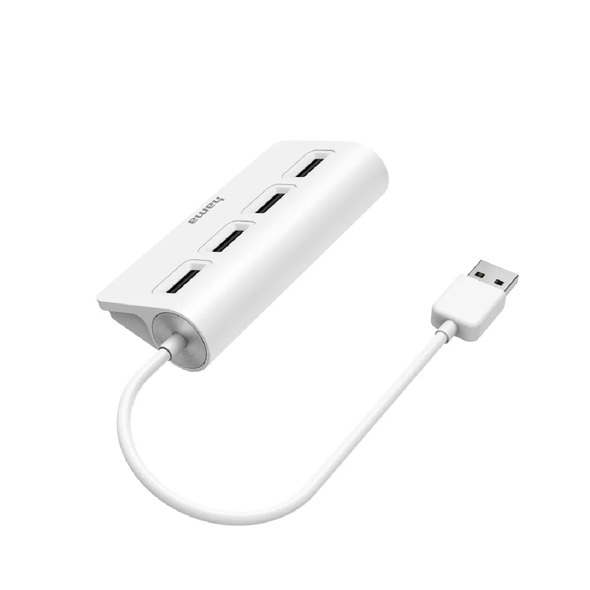 Hama Hub USB 4 Ports Blanc