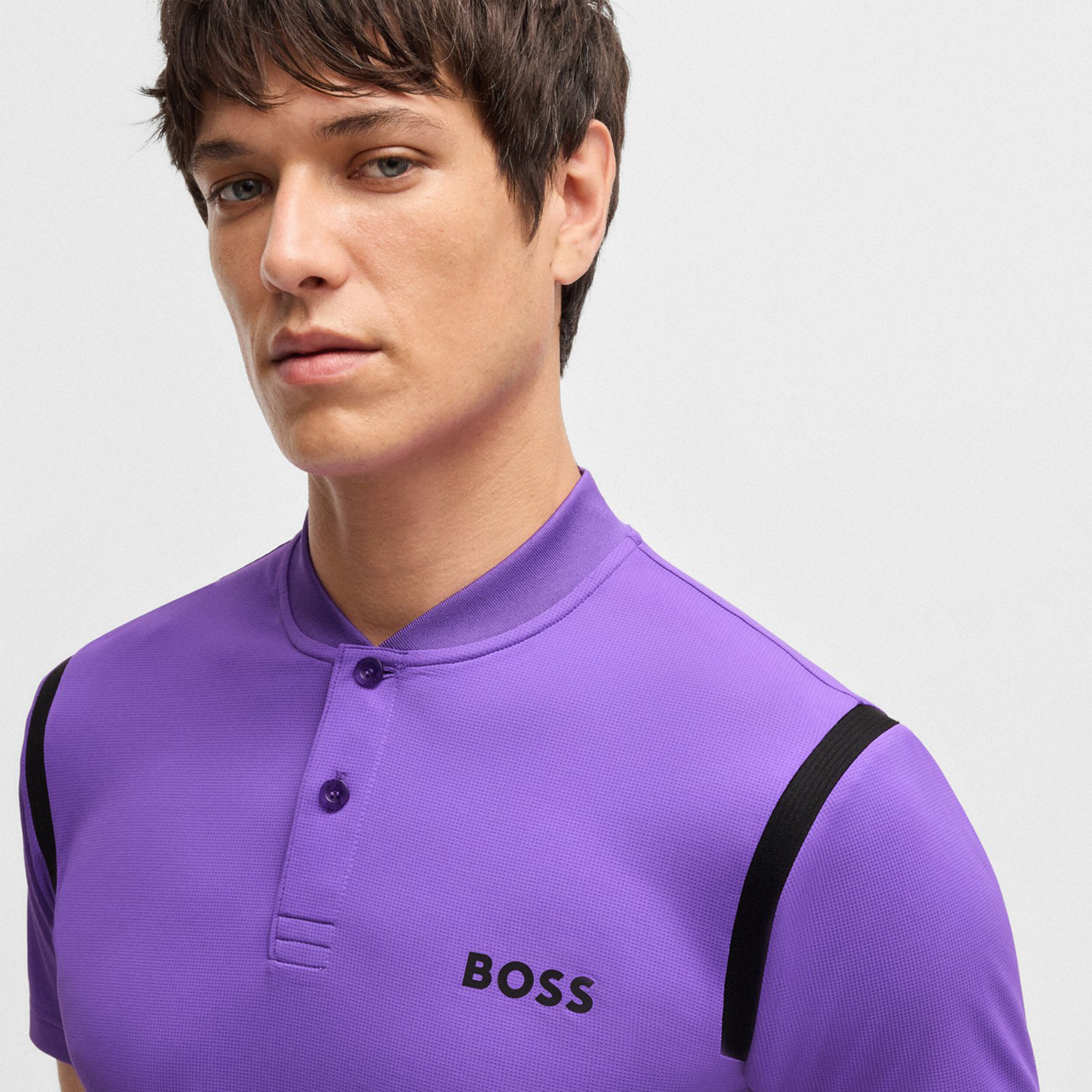 BOSS Pariq MB 8 Polo Hommes - Violet