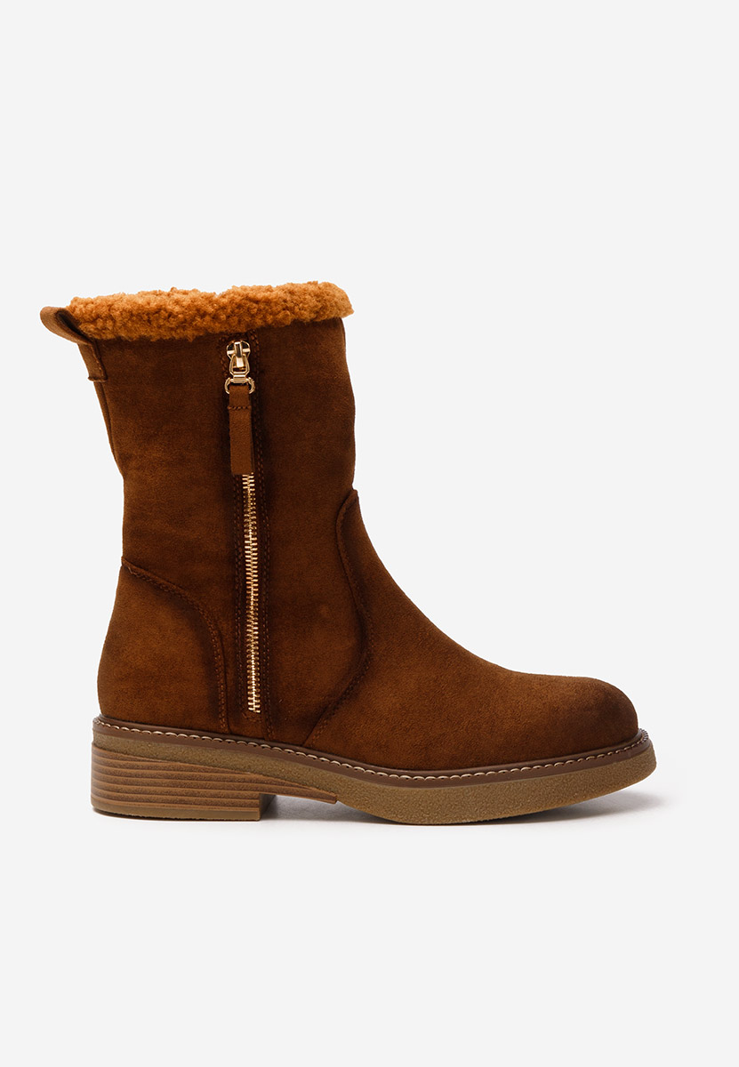Bottes courtes femme chameau Midna V3