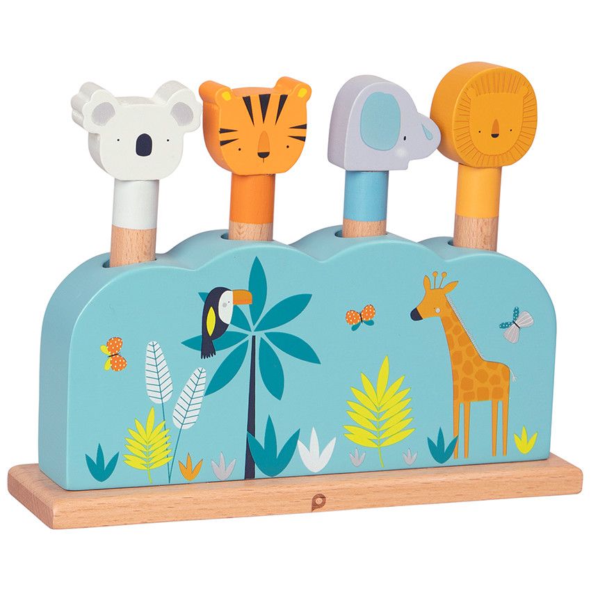 Jeu pop up - Crazy jungle - Ecru