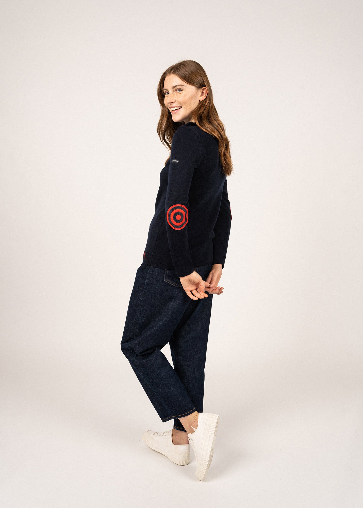 Pull marin Brégançon à coudières
