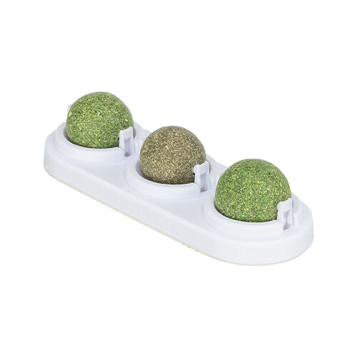 Trixie speelballen met houder