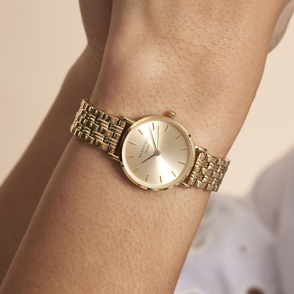Montre Rosefield Small Edit Champagne