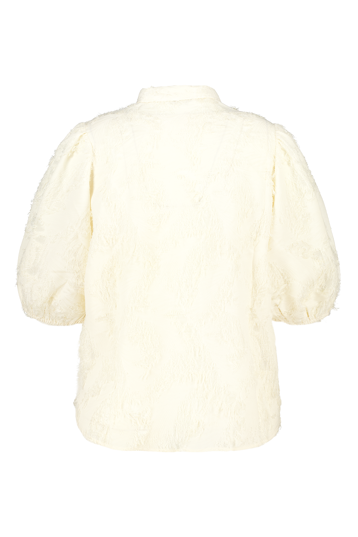 Blouse met structuur Cream