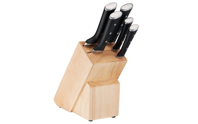Tefal Messerblock »Ingenio Ice Force Schwarz« Herkunftsland China, Holzart Gummibaum