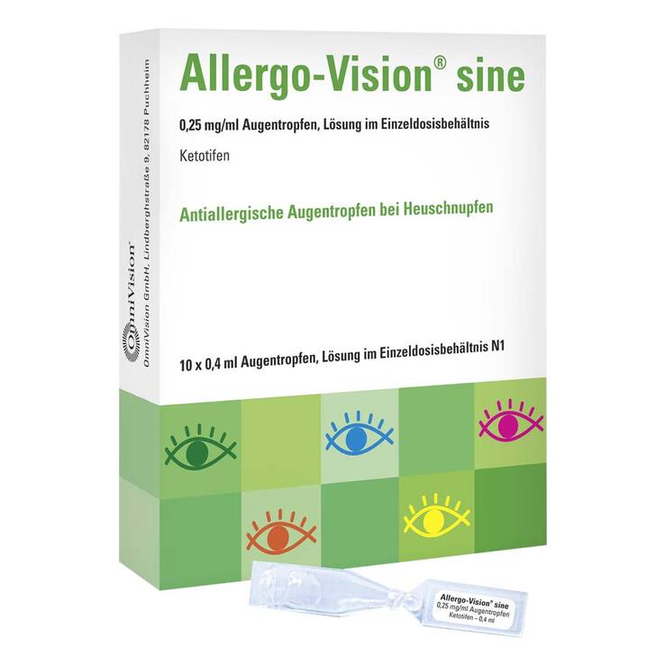 Allergo-Vision® sine Augentropfen im Einzeldosenbehältnis, 10X0.4 ml