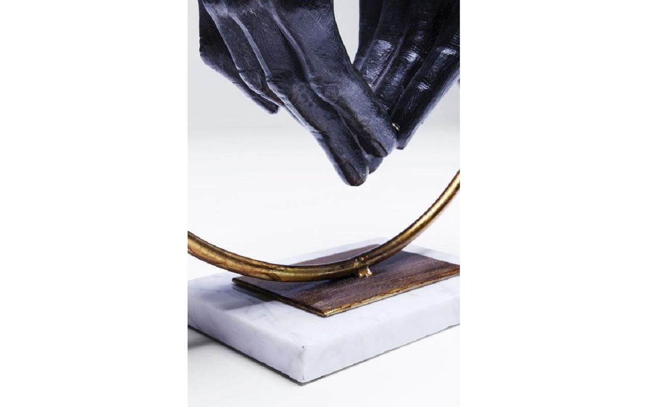 Dekofigur Elements Heart Hand Polyresin<br>Deko für zu Hause
