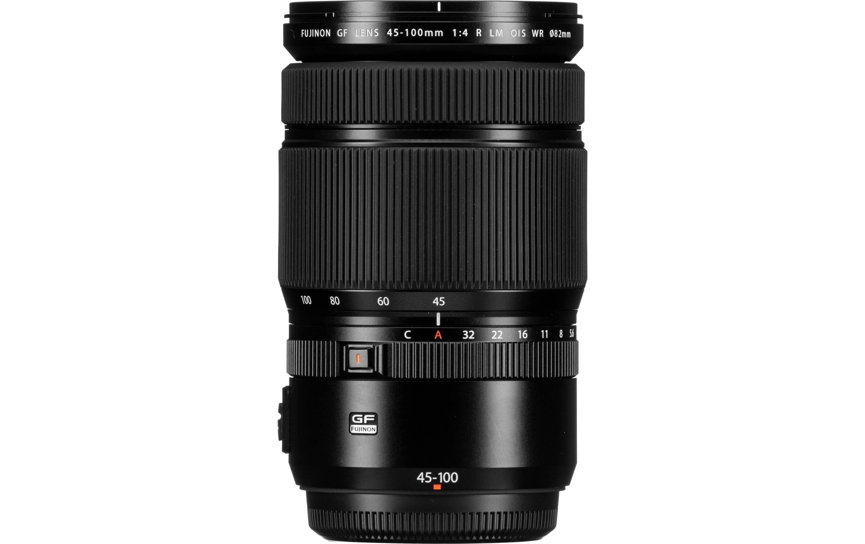 Zoomobjektiv GF 45-100mm F/4 R LM WR Fujifilm G-Mount<br>Vielseitig einsetzbares Standard-Zoomobjektiv