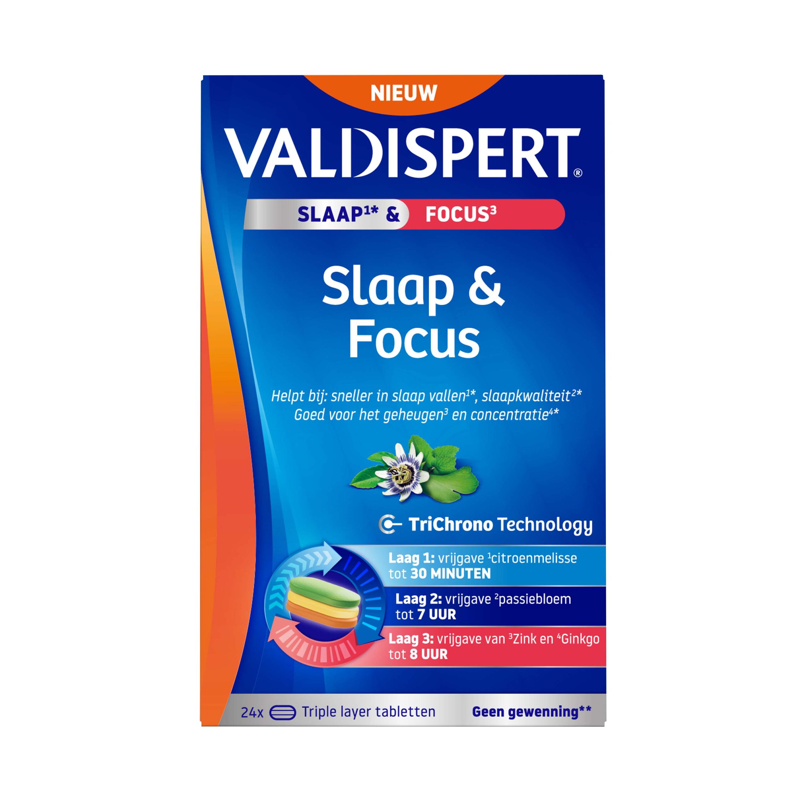 Valdispert Slaap & Focus (24 tabletten)