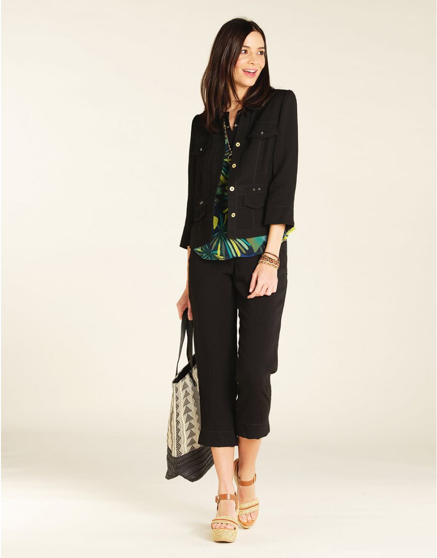 Pantacourt chic noir