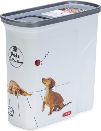 Curver voerton hond wit 2 L