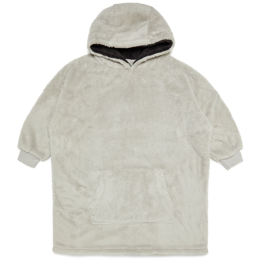 Threadgirls Bademantel Familly Girls Lounge Oversized Poncho Jamie Light Grey