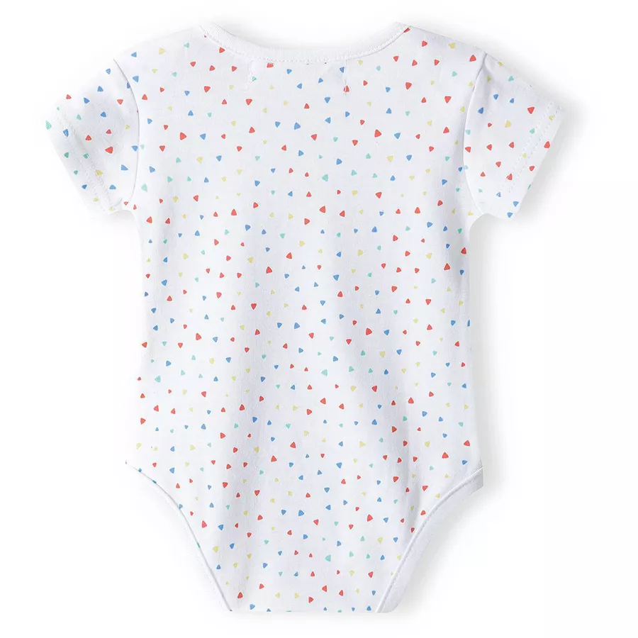 MINOTI 7er-Pack Bodys HellblauWeiß