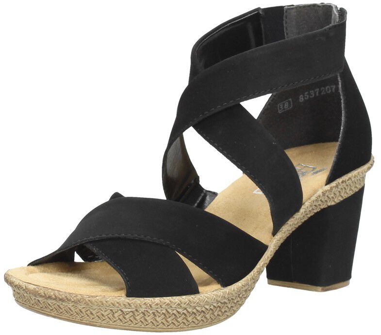 Rieker Dames sandalen zwart