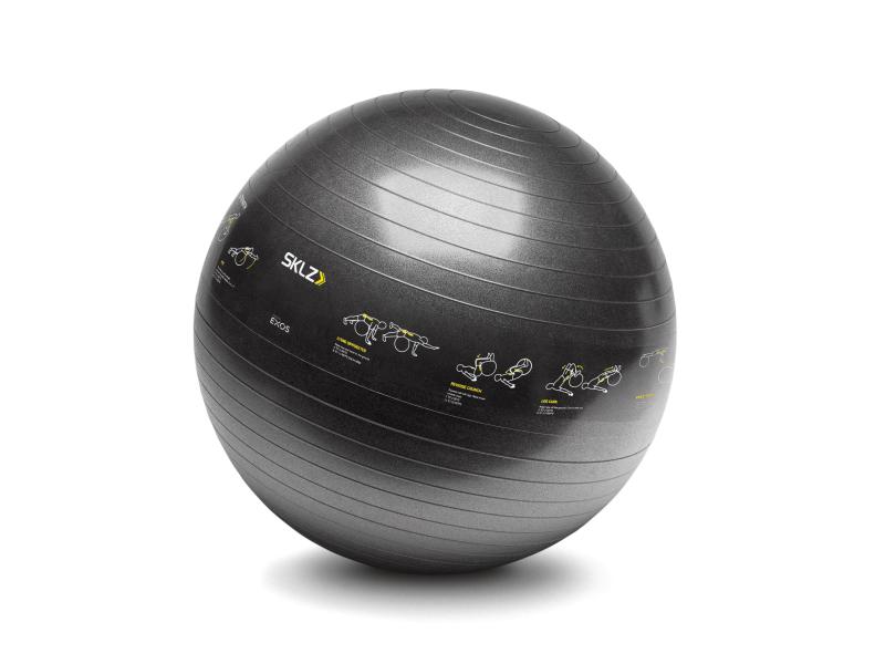 SKLZ Gymnastikball schwarz Trainingsball für ein gezieltes Ganzkörpertraining