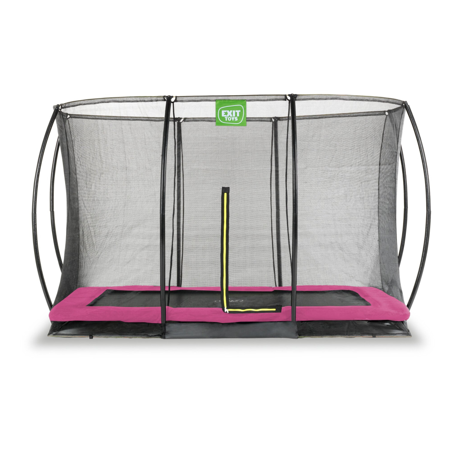 EXIT Silhouette inground trampoline 244x366cm met veiligheid